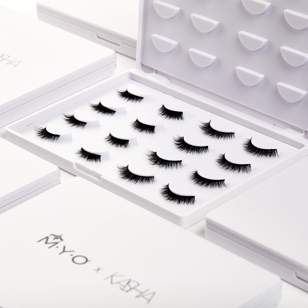 MYO X KASHA THE LASH CASE- INCLUDING 8 SETS OF KASHA LUXE EDTION LASHES